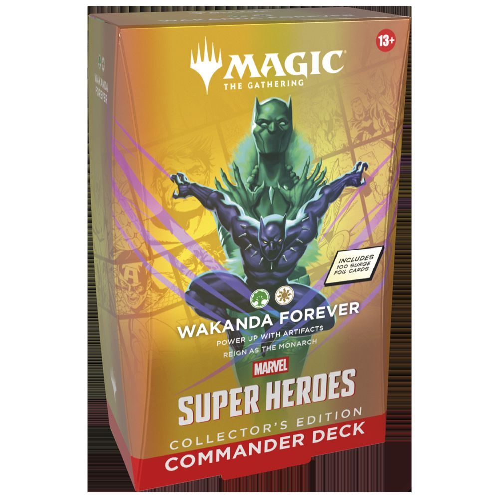PREORDER: MTG Marvel Super Heroes Collector Commander Deck - Wakanda Forever