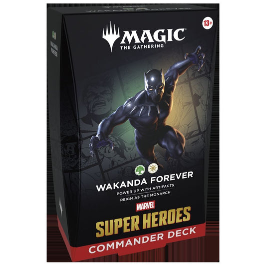 PREORDER: MTG Marvel Super Heroes Commander Deck - Wakanda Forever