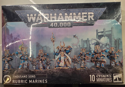 Warhammer 40000 Thousand Sons Rubric Marines